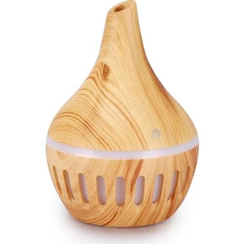 USB 300ml Aroma Air Humidifier Aromatherapy Wood Grain Electric Essential Oil Aroma Diffuser Car Air Purifier Aromatherapy