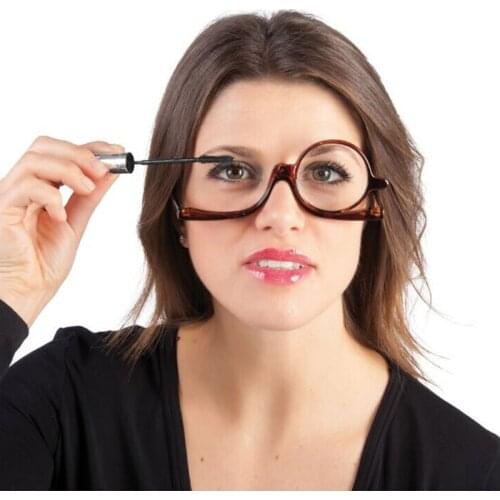 Women Cosmetic Glasses Making Up Reading Glasses Makeup Glasses Rotatable Frame Ladies Reading Glass +1.5 2.0 2.5 3.0 3.5