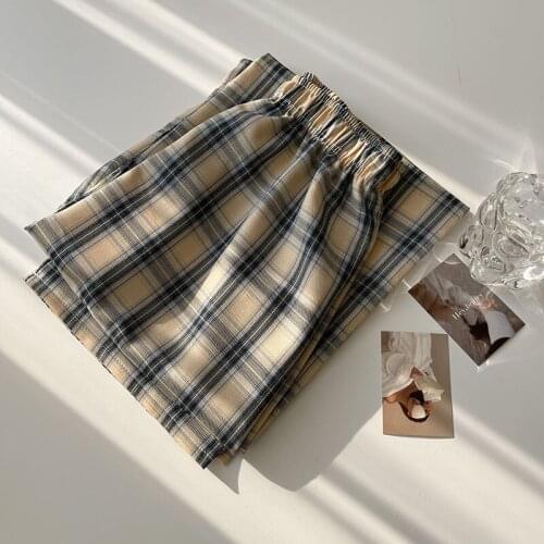 ZZYSCFPSYFAH Women's Plaid Trousers