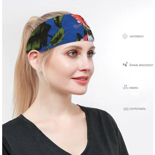 1/3pcs Elastic Wide Yoga Headbands Outdoor Running Cycling Sweatbands Quick-drying Hair Band Turban Bandana for Hiking