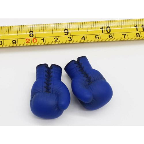 1pair Blue 1/6 Scale Male Boxing Gloves Model For 12" DAM TTL HT Figure Body Doll