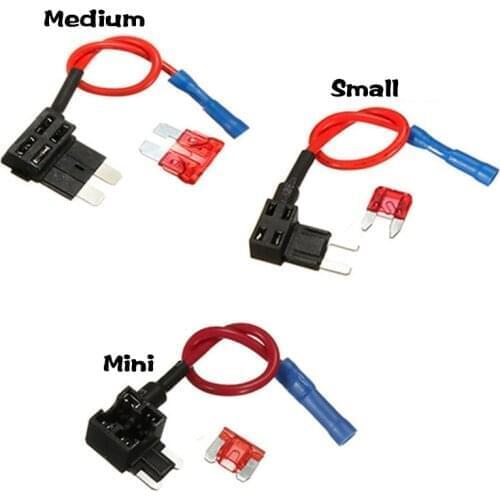 12V/Mini/Small/medium Size Car Holder Add-a- Piggy Back TAP Adapter with 10A ATM