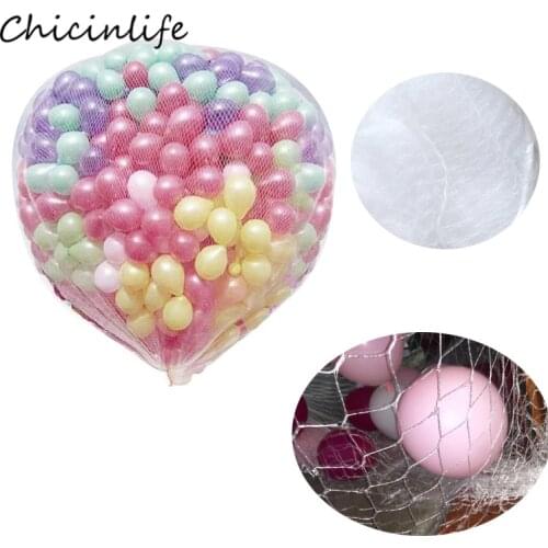 Chicinlife 1pcs Balloon net 200pcs 10inch Latex Balloons Size Balloon Release Drop Net Wedding Birthday Party Decoration