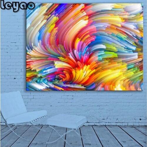 5D square round diamond painting color cloud,cross stitch kit picture for diamond embroidery abstract diy diamond mosaic bead