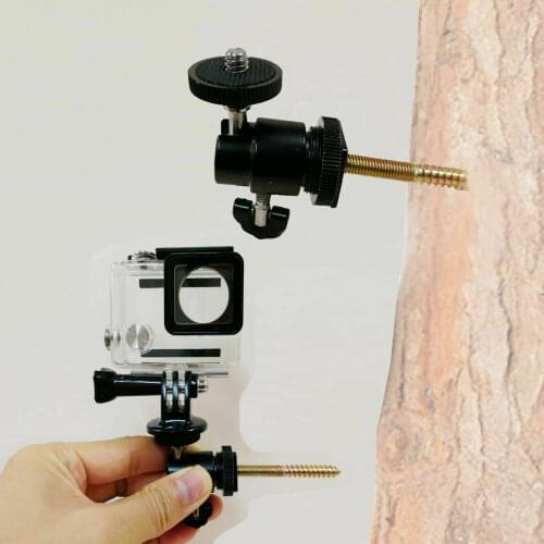 Trail Camera Holder Tree Screw Mounting Bracket Trail Game Camera Tree Mount