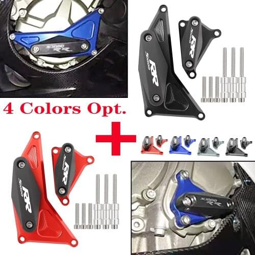 For BMW S1000RR S 1000 RR CNC Engine Case Stator Engine Guards Protection Crash Pad Frame Sliders Protector S1000 RR 2014-2019