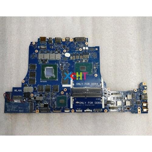 For Dell Alienware 17 R4 CN-0VWNM2 0VWNM2 VWNM2 BAP10 LA-D751P i7-6700HQ CPU GTX1070M GPU laptop motherboard Tested