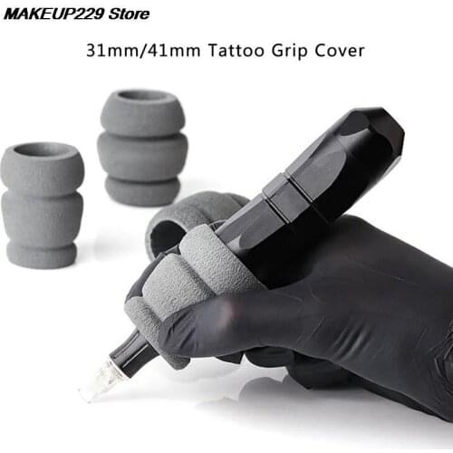 Hot! 1Pc 31/41mm Memory Foam Tattoo Grip Cover Tattoo Machine Pen Machine Cover Tool