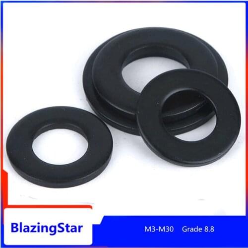 M3-M30 Black Grade 8.8 Carbon Steel Plate flat washer gasket