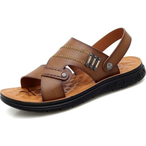 Mens vietnam em comfort outdoor plage sandalhas footwear luxury slippers men masculino shoe leather sandalen para breathable de