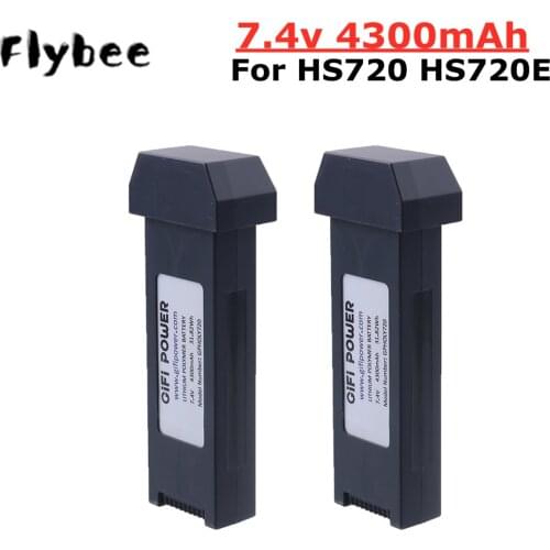 Upgrade 7.4V 4300mah Lipo Battery for HS720 HS720E Remote Control Drone Quadcopter spare parts Accessories 7.4V Battery 1Pcs