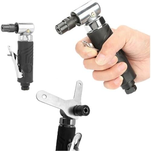 90 Degrees Angle Air Pneumatic Grinder Pneumatic Tool 1/4'' BSP Air Grinding Polishing Machine 2000rpm Car Repair Accessories