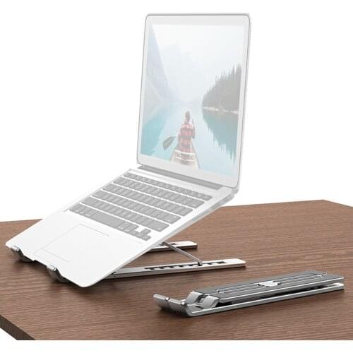 Aluminium Alloy Laptop Stand Bracket Cooling Stand Laptop Holder for MacBook Air Pro Foldable Tablet Holder