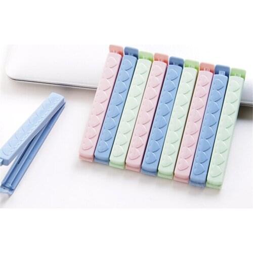 Portable New Kitchen Storage Food Snack Seal Sealing Bag Clips Sealer Clamp Plastic Tool Kitchen Accessories