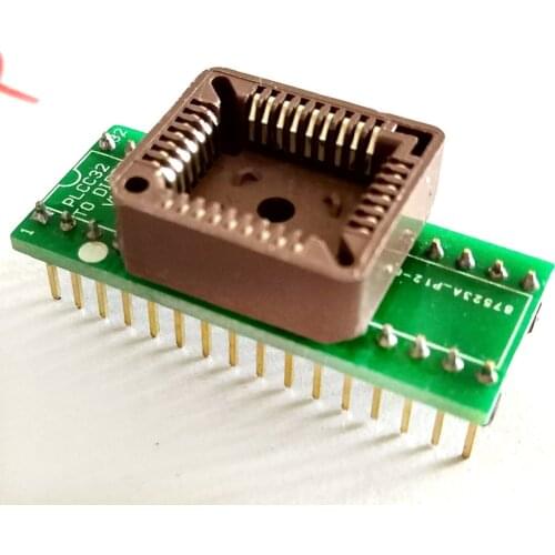 PLCC32 to DIP32 Programmer Adapter Socket for TL866II socket top3000 top3100 vs4800 IC chip programmer