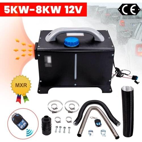 For Home Campervan Van 12V 5KW-8KW Diesel Air Heater Remote Control LCD Display
