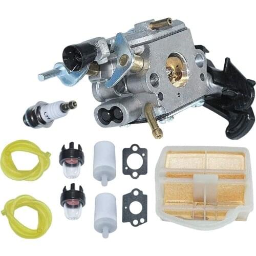 QHALEN Carburetor Kit for 445 & 450 Chainsaw C1M-EL37B Carb 506450401