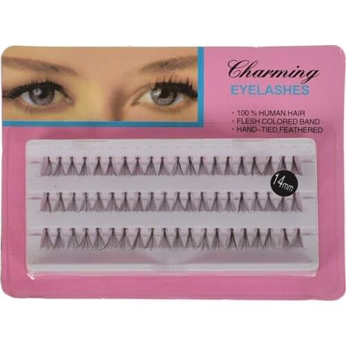 Long 10d 0.15c Black Individual Wave Mink Eyelashes Extension False Eye Lashes Natural Eyelashes Flare Cluster Makeup Tools Hot