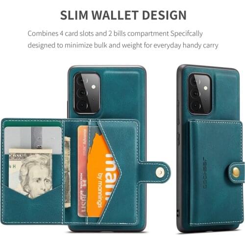 Luxury Shockproof Kickstand Magnet Wallet Credit Card Pocket Leather Phone Case For Samsung Galaxy A72 A51 A71 Hold Cover Fundas