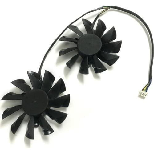 2 Pcs/Lot graphics card Fan VGA Cooler fans For MSI GTX780 N780 gtx980TI R9 290X Lightning Video card cooling