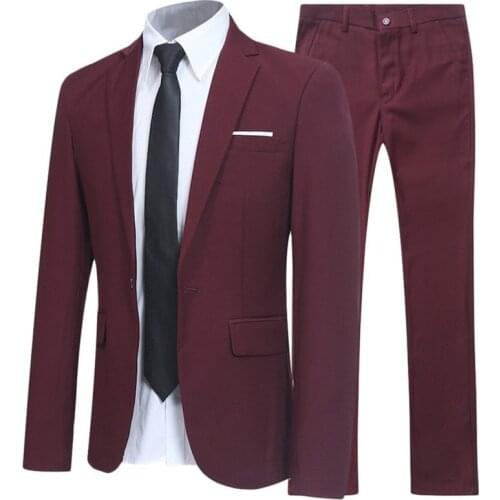 YINGAICONG Men's Business Suits