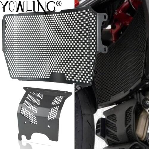 Motorcycle Radiator Guard Engine Front Housing Protection Cover For Ducati Hypermotard 950 RVE Hypermotard 950 SP 2019 2020 2021