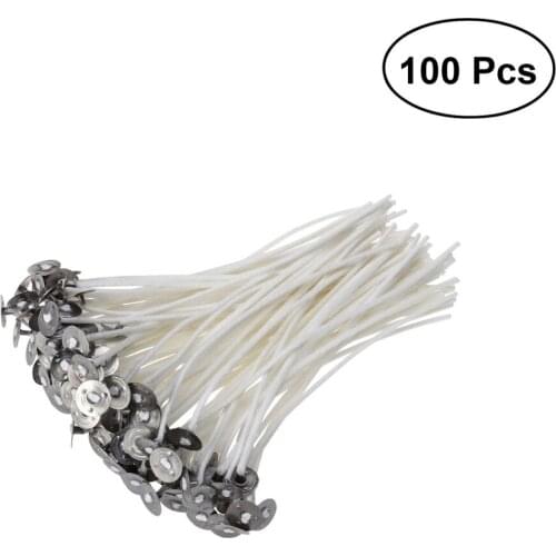 100pcs Practical Premium Durable Convenient Useful Low Smoke Cotton Core for Candle Making Candle DIY Craft Project