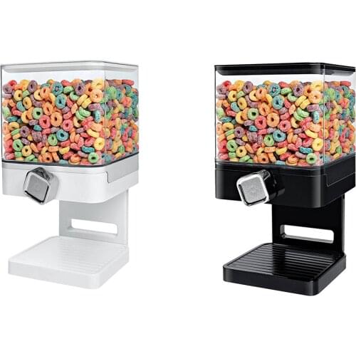 3.7L Food Dispenser Food Container Oatmeal Snacks Candy Storage Tank Large Capacity Rice Storage Jar Kitchen Organizer