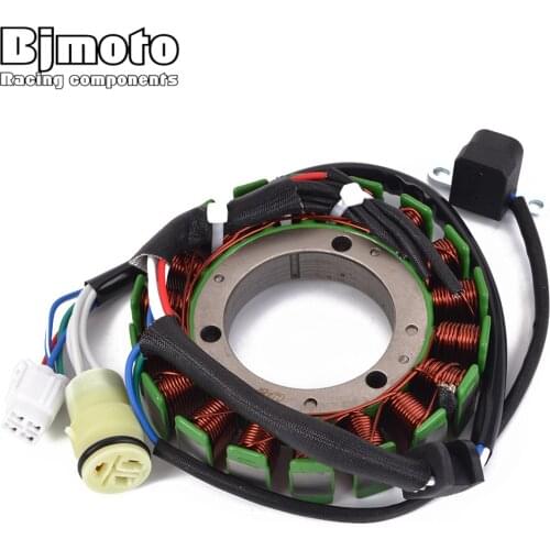 BJMOTO 5FU-81410-00 Motorcycle Coil Ignition Stator Magneto For Yamaha YFM350X Warrior YFM350R RAPTOR 350 YFM350FX 4x4 Wolverine