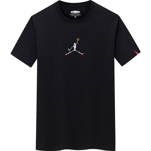 Brand clothes mens printed short-sleeved T-shirt mens T-shirt summer T-shirt round neck breathable T-shirt large size T-shirt