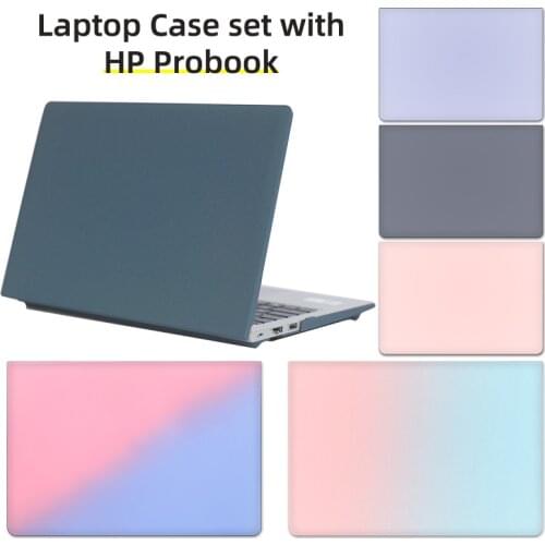 Apply to HP Probook 440 G8 14 inch Laptop Case for Pavilion 14-dv 14-ce Protection PVC Hard Shell Notebook Cover Solid color