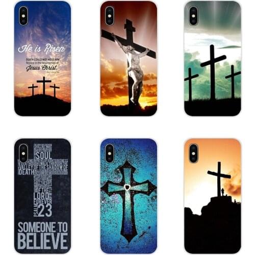Oriwood Bible Jesus Christ Christian Cross For Samsung Galaxy S3 S4 S5 Mini S6 S7 Edge S8 S9 S10 Lite Plus Note 4 5 8 9 TPU Case