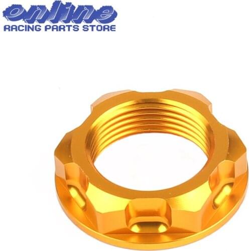 CNC Billet Steering Stem Nut For SUZUKI RM125 RM250 04-08 RMZ250 07-16 RMZ450 05-16 Dirt bike Off Road Motocross