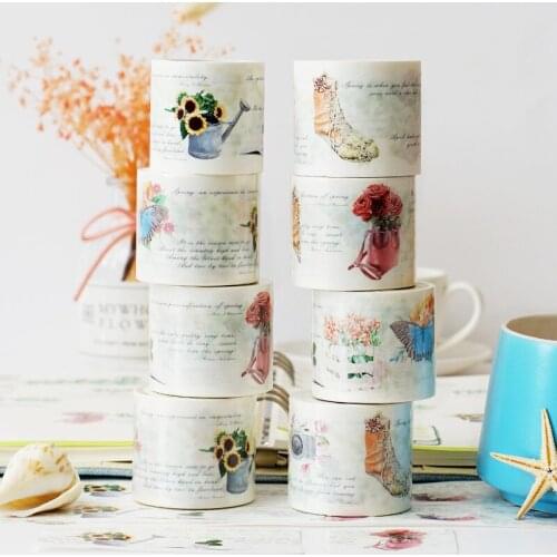 Spring Picnic Washi Tape Decorative Adhesive Washitape Diy Decor Scrapbooking Japan Sticker Label Stationery