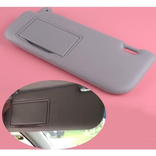 DWCX Grey Car Left Driver Side Front Windscreen Grey Sun Visor Shade Made-up Mirror fit for Toyota Corolla 2014-2017 2018 2019