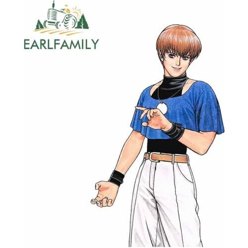 EARLFAMILY 13cm x 8.8cm for Fighting Women Cartoon Personality Decal Scratch-Proof Car Sticker Surfboard Bumper Car Assessoires