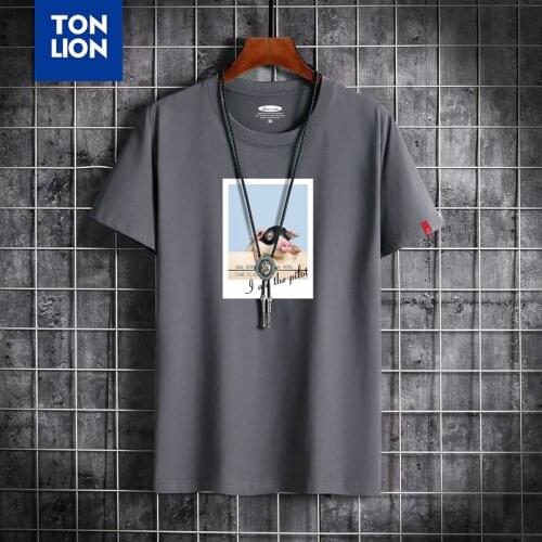 Eye Pig Print T Shirts Mens High Quality Round Neck Short Sleeve Tops Summer White Preppy Style 100% Cotton Tshirt 2020