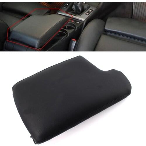 For BMW E90 E92 Car Center Console Lid Armrest Case Cover Leather 2005 2006 2007 2008 2009 2010 2011 2012