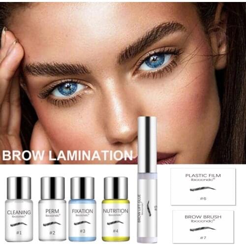 Keratin Brow Lamination Kit Eyebrow Lift Perming Professional Salon Eyelash & Brow Extension Semi-permanent Styling Beauty Set