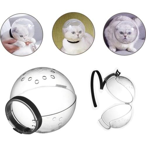 Adjustable Anti Bite Cat Air Muzzles for Biting with Eye Opening Kitten Muzzle Mask for Nair Cutting Gromming Drop Shipping