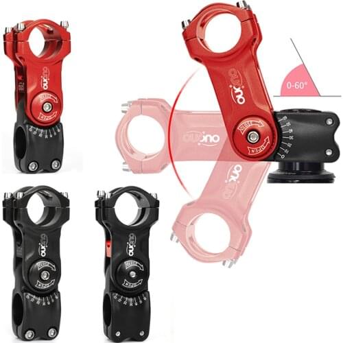 Folding Bike Stem Bicycle Creative Accessories Bicycle Adjustable Stem 28.6*31.8mm Adjustable Stem 90-110mm Mountain Bike Stem