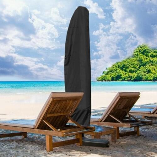 Waterproof Oxford Outdoor Umbrella Cover Cloth Sunshade Umbrella Cover Garden Weatherproof Patio Cantilever Parasol Rain Cover