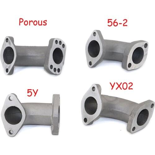 Monkey dirt bike engine Intake pipe Manifold connect inlet Pipe for Lifan Yinxiang Zongshen horizontal engine 125cc 140cc 56-2