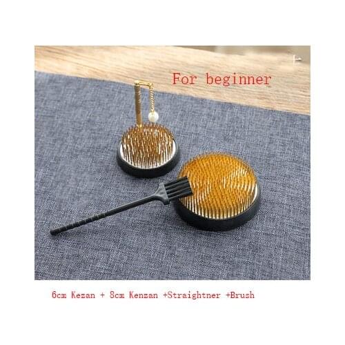 Japanese ikebana kenzan set flower base holder floral pin needles fixed tools kenzans for florist