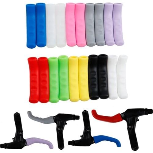 1pair For Bicycle Brake Handle Cover Brake Silicone Universal Brake Lever Stickers for Bike Accessories
