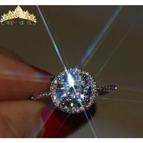100% 18K 750Au Gold Moissanite Diamond Ring D color VVS With national certificate MO-00107-01