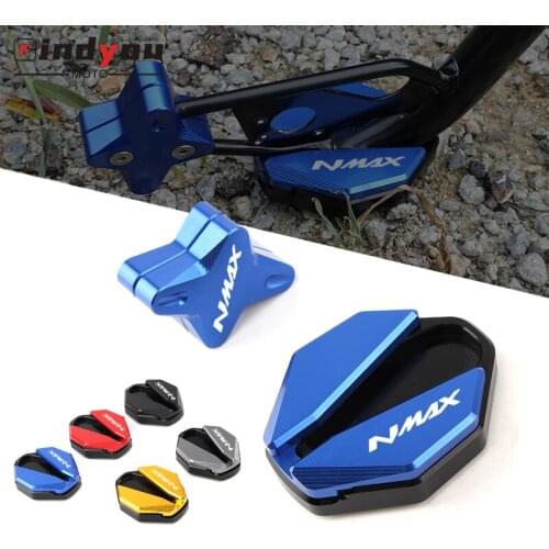 2020 New For YAMAHA NMAX155 NMAX125 NMAX 155 125 2020 Motorcycle CNC Side Stand Enlarge & Support Kickstand Column auxiliary