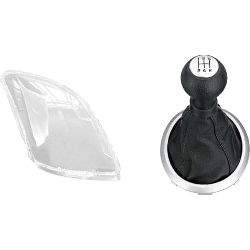 5 Speed Gear Shift Knob Lever Dust Cover for Suzuki Swift SX4 with Headlight Lens Cover for Suzuki Swift 05-16 Right
