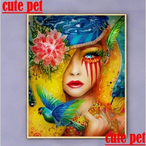 5d rhinestone puzzle Fantasy woman Diy diamond painting Full diamant embroidery mosaic Cross Stitch home decor gifts Painting