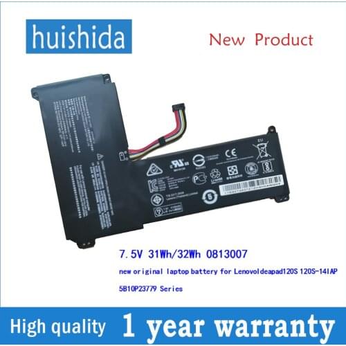 7.5V 31Wh/32Wh 0813007 new original laptop battery for Lenovo Ideapad 120S 120S-14IAP 5B10P23779 Series